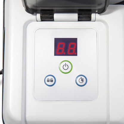 Intex 26651EG Krystal Clear 16 Inch 3,000 GPH Above Ground Pool Sand Filter Pump with Automatic Timer, GFCI, and 6 Function Control, Gray