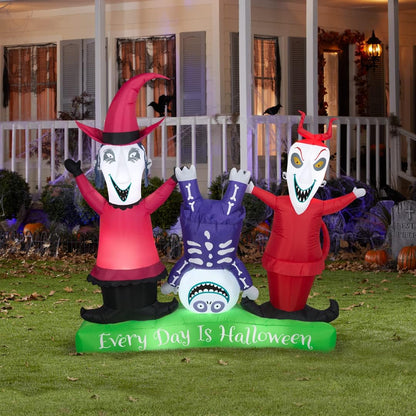 Gemmy Inflatable (Lock, Shock, Barrel), Multicolor