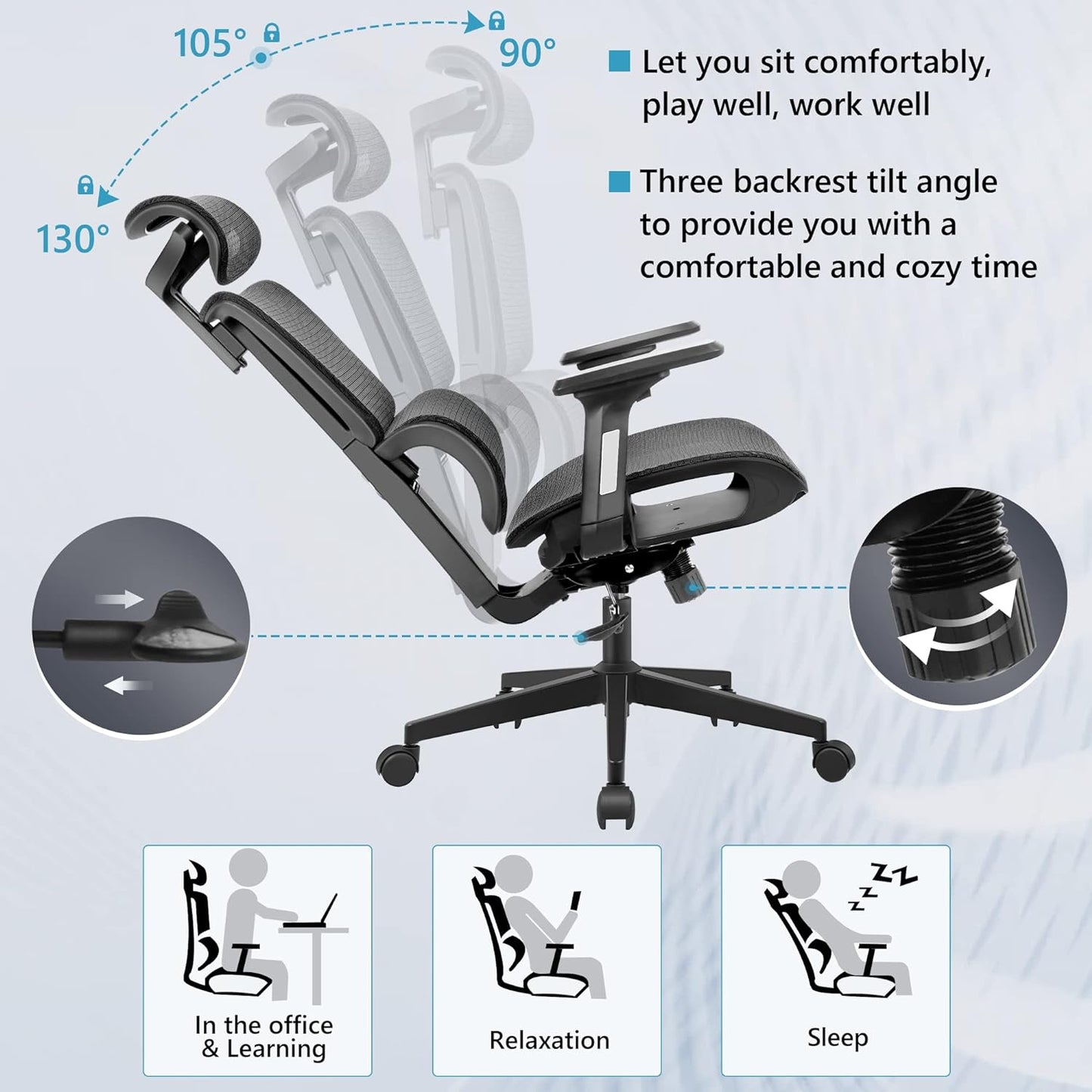 Gaming chair ergonomic office chair