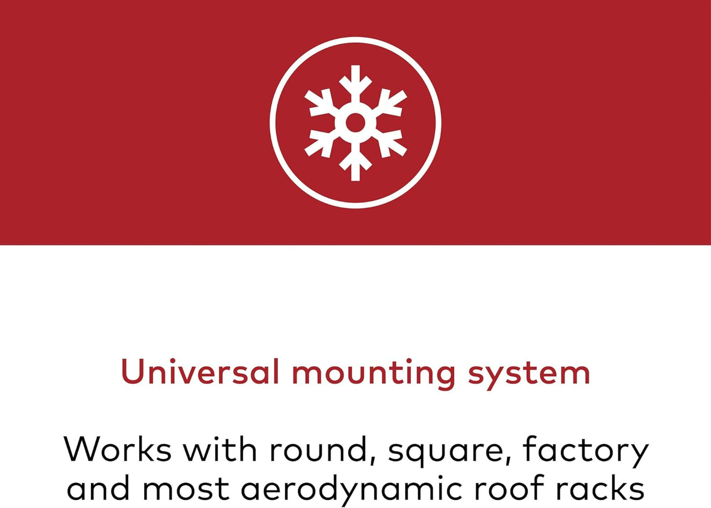 Yakima, PowderHound 6 Ski & Snowboard Mount, Fits Up to 6 Pairs of Skis or 4 Snowboards, Rides Quietly, Fits Most Roof Racks, Black