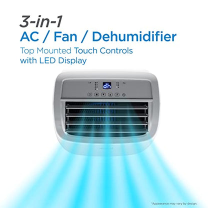 8,000 BTU Portable Air Conditioner up to 350 Sq.ft with Remote Control