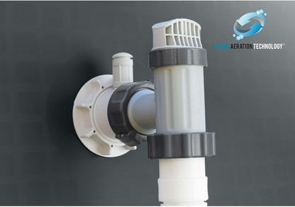 Rectangular Frame Above Ground Outdoor Swimming Pool Set with 1200 GPH Sand Filter Pump, Pool Cover and Ladder