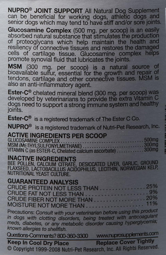 Nupro (20 lbs Joint Support for Dogs