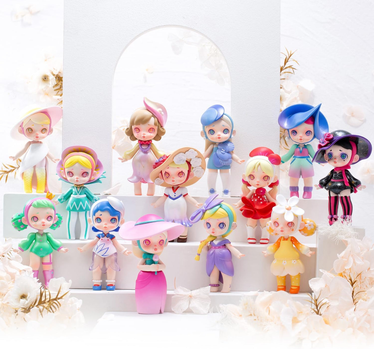 12-Pack Blind Box, Fashion Trendsetters Series Cute Blind Box Action Figures Popular Collectible Toys Birthday Halloween Christmas Gifts