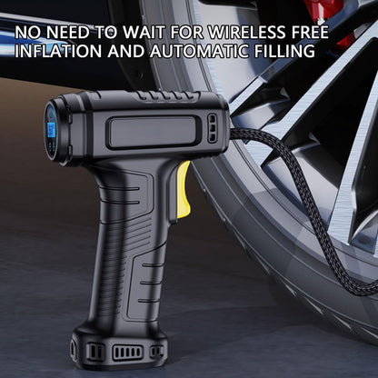 Tire Inflator Pump with Emergency LED Light - 12V