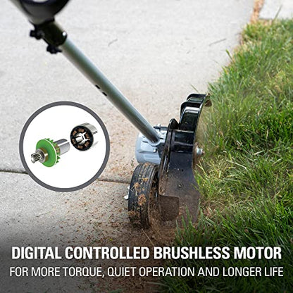 40V 8" Brushless Edger, 4.0Ah USB Battery and Charger Included
