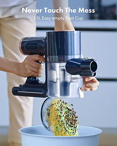 Homeika Cordless Vacuum Cleaner, 20Kpa Powerful Suction Vacuum with LED Display