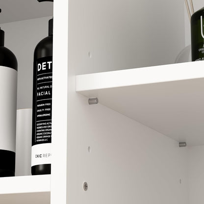 Storage cabinet with laundry basket, display cabinet