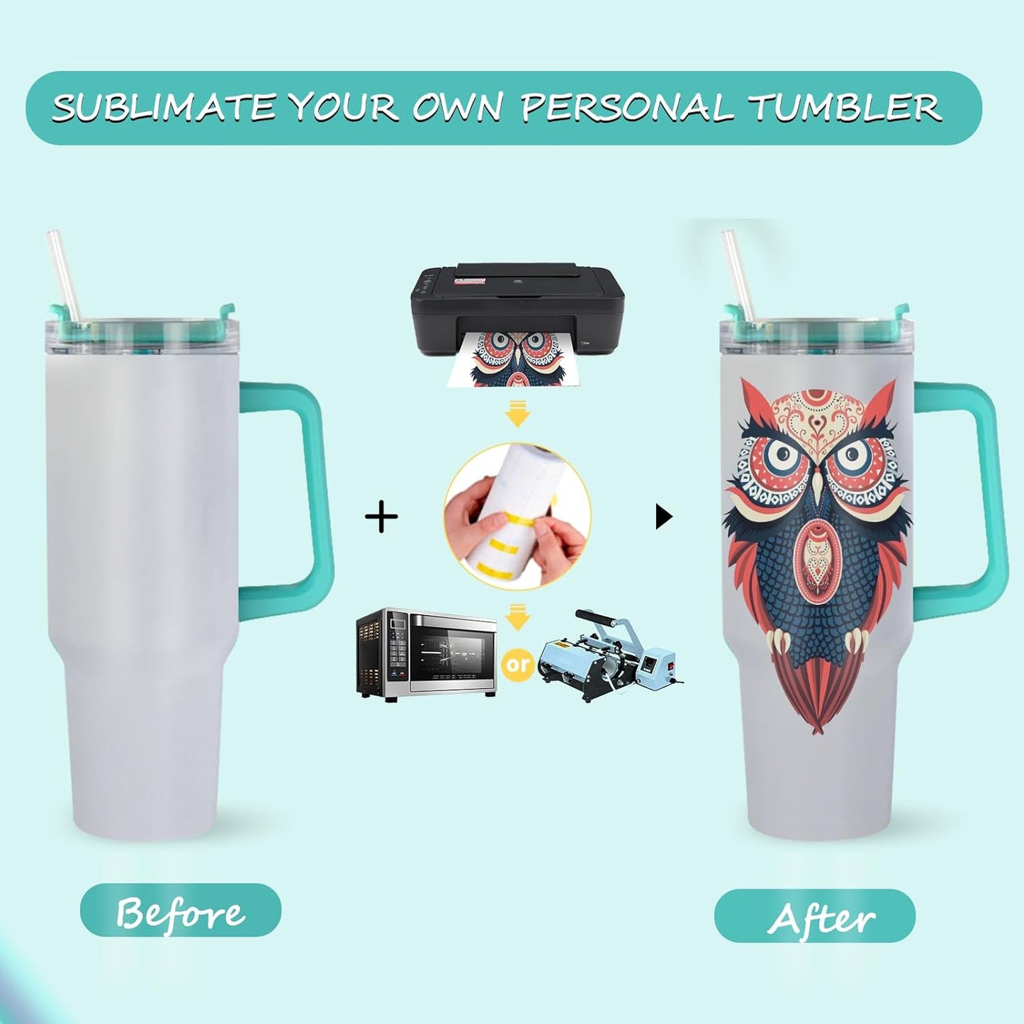 40 oz sublimation glass