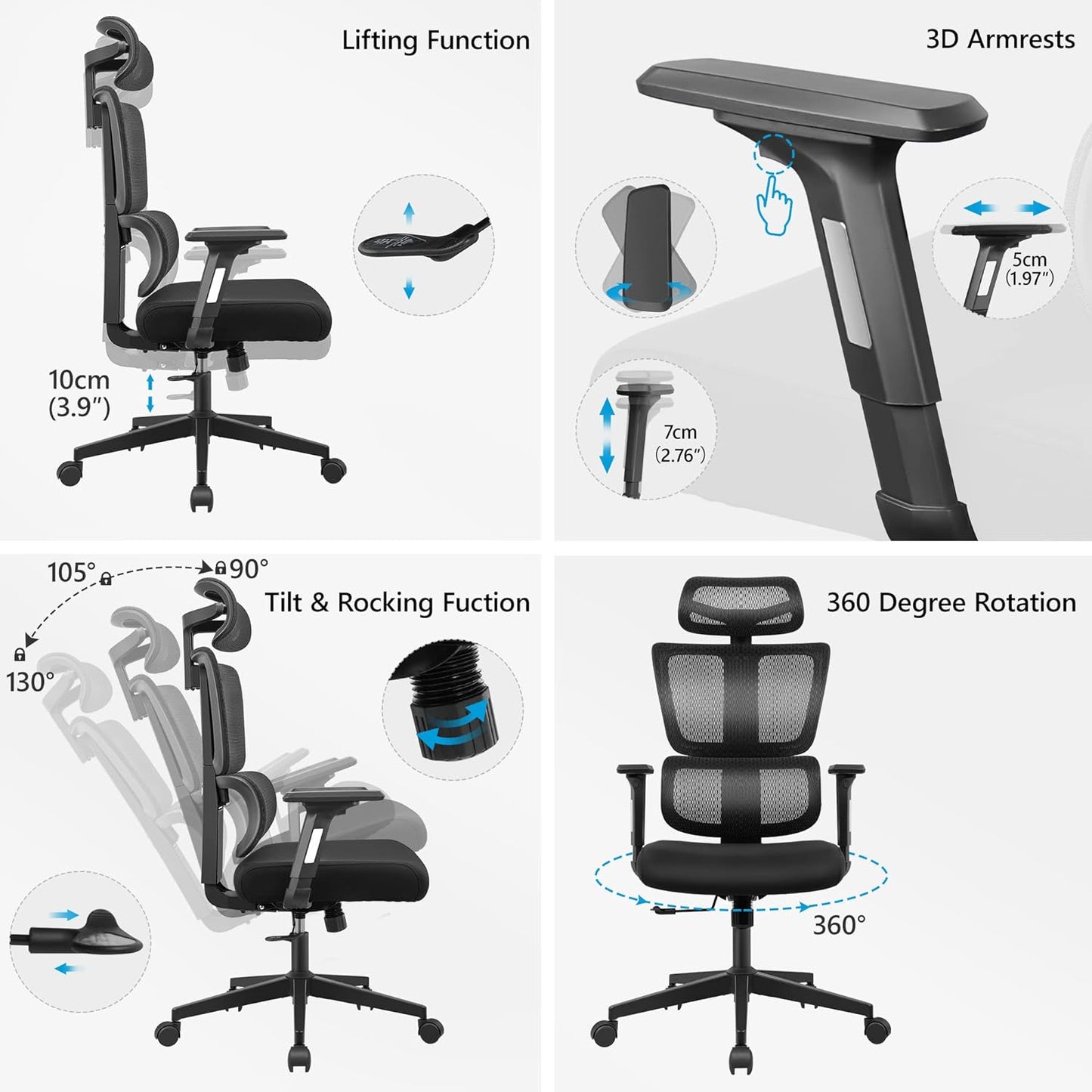 Gaming chair ergonomic office chair