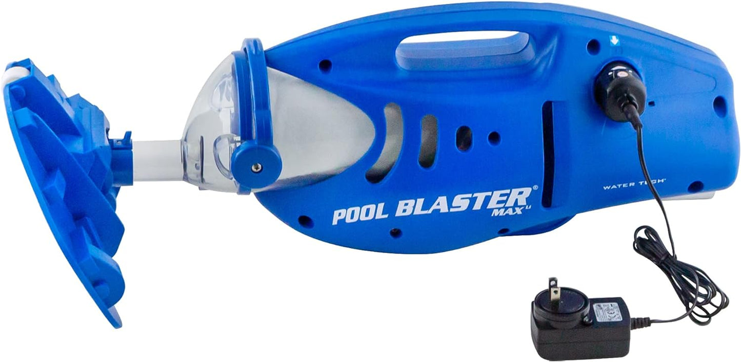 POOL BLASTER Max CG Commercial Grade Cordless Rechargeable Pool Vacuum Cleaner, High Capacity, Increased Power, 60 Min Run Time, Handheld, Hoseless, for In-Ground and Above Ground Pools
