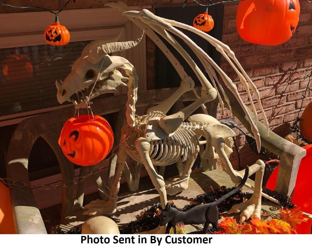Large 4ft pterosaur skeleton, halloween decoration